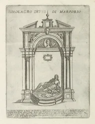 Fountain with the Statue of Marforio (Moderne en antieke monumenten en bouwwerken in Rome)
