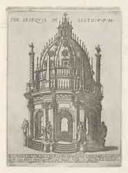 Tomb Monument for Pope Sixtus V (Modern and Ancient Monuments and Buildings in Rome series)