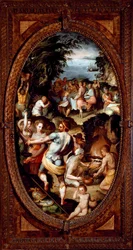 The discovery of glass. The preparation of a banquet.