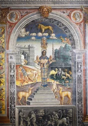 Fresco by Giovanni Maria Falconetto, Hall of Zodiac, Palazzo D