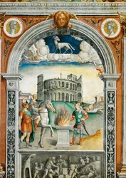 Murals in the Hall of the Zodiac, Palazzo d