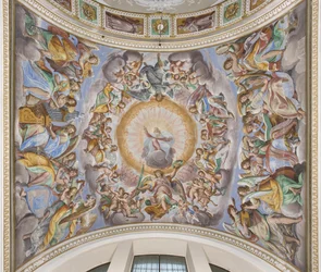 God in Glory and Musician Angels