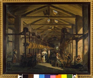 Silk Spinning (Painting by Giovanni Migliara)