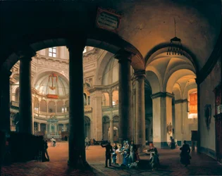 View from the Interior of the Basilica of San Lorenzo