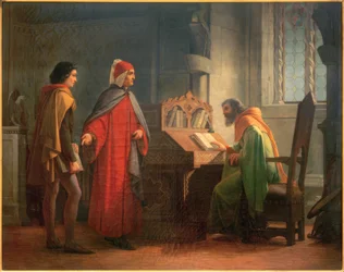 Dante Alighieri Introduces Giotto to Guido Novello da Polenta