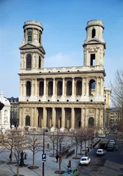 Facade of the Church of Saint-Sulpice, Paris