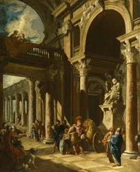 Alexander the Great Cutting the Gordian Knot, ca. 1718-1719