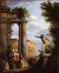 Capricci of Classical Ruins with Philosophers Discoursing