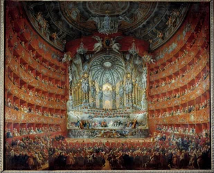 Concert given at the theatre Argentina in Rome on 15 July 1747 on the occasion of the marriage of the dolphin Louis de France with Marie Josephe of Saxony