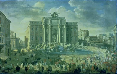The Trevi Fountain in Rome