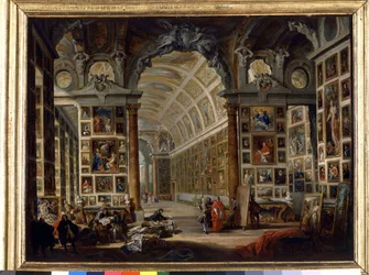 The gallery of Cardinal Silvio Valenti Gonzague