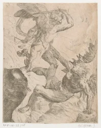 Archangel Michael in Battle with the Devil