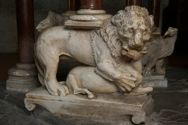 Lion, on the Pulpit in the Church of Sant