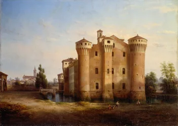 Sforzesco Castle in Valeggio Nomellina