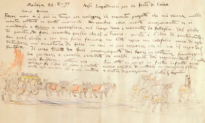 Sketch for Procession of Feast of Calven Coira