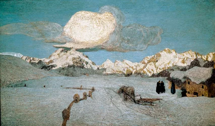 Triptych of Nature or Engadin: Death
