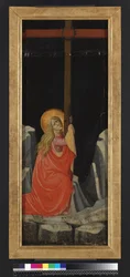Mary Magdalene Embracing the Cross, Reverse