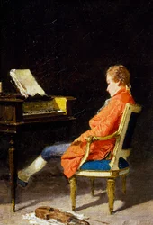 Portrait of Wolfgang Amadeus Mozart (1756-1791)