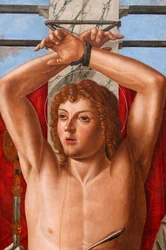 Saint Sebastian with Saints Liberalis, Gregory, Francis and Roch
