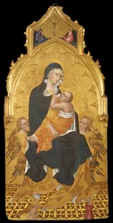 Madonna with Child and Angels. The Annunciation