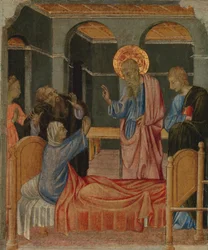 Saint John the Evangelist Raises Drusiana, ca. 1460