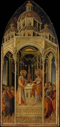The Annunciation to Zacharias, verso The Angel of the Annunciation