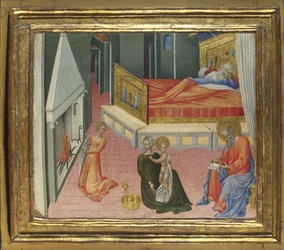 The Birth of Saint John the Baptist Predella Panel, 1454