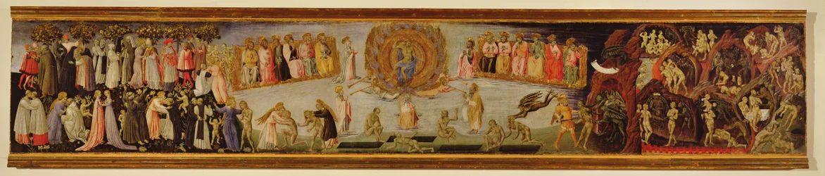 The Last Judgement, Predella Panel Depicting Heaven and Hell