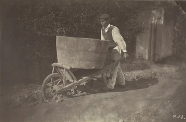 Male Peasant with Wheelbarrow