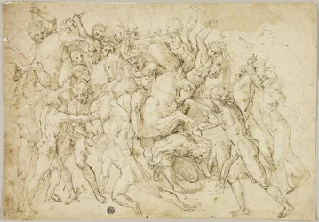 Battle between Cavalry and Foot Soldiers
