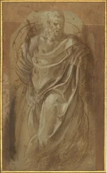 A Standing Man in Classical Drapery