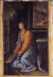 Portrait of Saint Apollonia in Prison