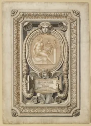 Design for an Engraved Gem in an Ornamental Setting