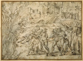 The pyre raised before Hannibal
