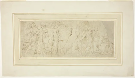 Procession of Figures and Oxen