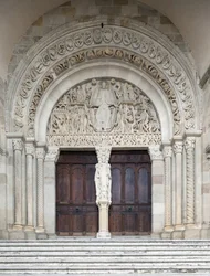 The Last Judgement, Central Portal of the Saint-Lazare Cathedral