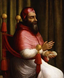 Portrait of Pope Clement VII, Seated three-quarter length