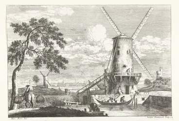 Landscape with Mill on Water
