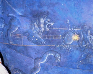 The Path of the Sun through the Stars on the Night of the 4th July 1442, Leo, Cancer and the Hydra (detail)