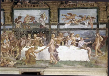Preparations for the Banquet of the Gods for the Wedding of Cupid and Psyche (detail)