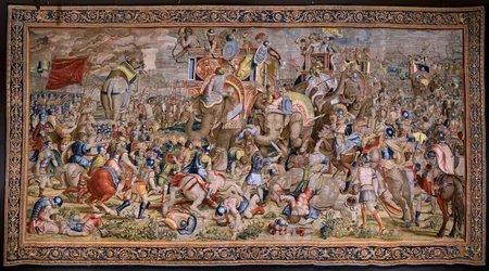 The Battle at Zama (Flemish Tapestry)