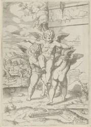 Amor and Three Putti
