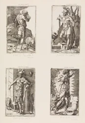 Jupiter, from Planets, plate 2, 1530-70
