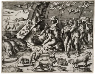 Noah Leaving the Ark, 1544