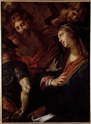 Jesus and the Virgin Mary