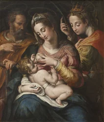 The Holy Family with St Catherine, c.1600