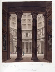 Interior of the Pantheon of Rome (from 