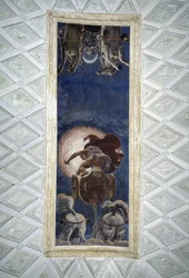 Ceiling of the sun room of the Palace of Té in Mantua