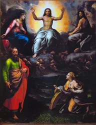Deesis with Saints Paul and Catherine of Alexandria
