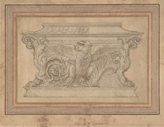 Design for a Casket with the Gonzaga Eagle